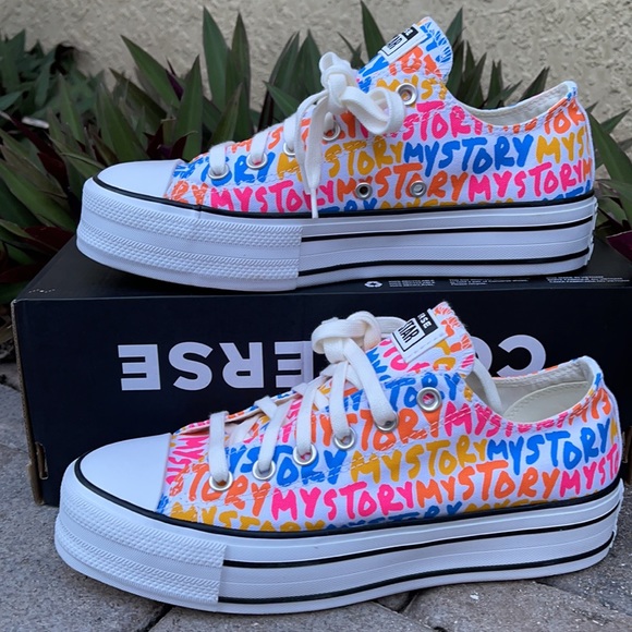 CONVERSE CTAS DOUBLE STACK LIFT OX PLATFORMS WMNS - Picture 2 of 16